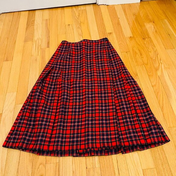 PENDLETON Skirt Wool Vintage Authentic Cunningham Tartan Plaid - Size Sma - Picture 13 of 16